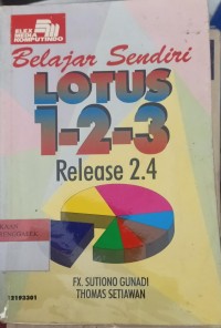 Image of Belajar Sendiri Lotus 1-2-3 Release 2.4