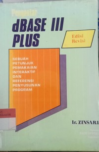 Image of Pengantar Dbase III Plus