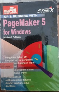 Image of Up & Running With Page Maker 5 For Windows